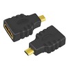 LogiLink AH0010 - HDMI D - HDMI A - Juodas