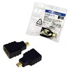 LogiLink AH0010 - HDMI D - HDMI A - Juodas