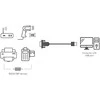 LOGILINK AU0048A USB 2.0 kabelis USB-A/M į DB9/M serijos 1,5 m Win11