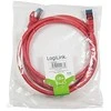 LOGILINK CQ3044S LOGILINK -Komutacinis kabelis Cat.6A 10G S/FTP PIMF PrimeLine raudonas 1,50m