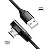 LOGILINK CU0142 LOGILINK – USB 2.0 į mikro-USB (90 kampu) kištukas, 1 m