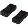 „Logilink“ adapteris 2x HDMI jungties kabeliui: HDMI 19 kontaktų lizdas, HDMI 19 kontaktų lizdas