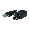LogiLink klaviatūra USB PS/2 Flexibel Wasserfest balta – Klaviatūra – 106 klavišai