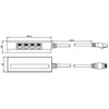 LOGILINK MP0032 LOGILINK- 5 prievadų RJ45 skirstytuvas, ekranuotas, su 15 cm laidu