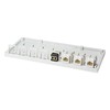 LOGILINK NK4035 LOGILINK- Keystone Surface Mount Box 8 port UTP, baltas, tuščias