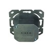 LogiLink NP0023, RJ-45, STP, metalinis, baltas, ISO/IEC 11801, TIA/EIA 568B.2-1, 80 mm, 80 mm