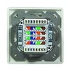 LogiLink NP0023, RJ-45, STP, metalinis, baltas, ISO/IEC 11801, TIA/EIA 568B.2-1, 80 mm, 80 mm