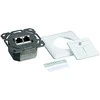 LogiLink LogiLink Cat.6A Anschlussdose, 2x RJ45,baltas, waagerecht - NP0123