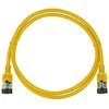 LogiLink LogiLink Patchkabel CAT6A STP TPE SlimLine gelb 0,5m