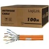 Triton LogiLink CPV0063 kabelis, oranžinis, 100 m, Cat7 S/FTP (S-STP)