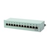 LOGILINK NP0019 LOGILINK- Patch Panel Desktop Cat.6A STP 12 jungtys, pilkas