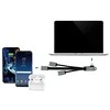 „LogiLink“ 3 prievadų USB-C kampinis