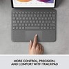 LOGITECH Folio Touch, skirtas iPad Air (4 gen.) – OXFORD Pilkas – JK