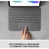 „Logitech Folio Touch IT-Layout“, skirta „Apple 11 iPad Pro“ (1G/2G), grafito spalvos