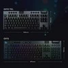Belaidė Mechaninė žaidimų klaviatūra Logitech G915 TKL, RGB, Lightspeed, Stilius: Clicky, Išdėstymas: Šiaurės šalių