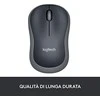 Bevielė pelė Logitech M185 pilka