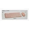 Klaviatūra ir pelė Logitech Pebble 2 Combo for Mac, rožinės spalvos
