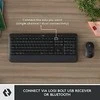 Klaviatūra „Logitech“ klaviatūros ir pelės rinkinys MK650 - grafito spalvos