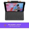 Klaviatūra LOGITECH Slim Folio, skirtas iPad (7, 8 ir 9 gen.) – BT – GRAPHITE – NORDIC
