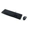 Klaviatūra Laidinis klaviatūros ir pelės komplektas Logitech MK120, UK išdėstymas