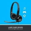 Universalios ausinės Logitech H390, su mikrofonu, USB jungtis
