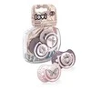 LOVI 22/869 Dinaminis silikoninis čiulptukas 0-3 m 2vnt Botanic Girl