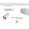 Lubinis šviestuvas Paulmann URail System Spot Tubo 1x5W Matinis Juodas 230V Metalas/Plastikas