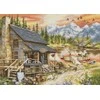 luca S Kryželiu siuvinėjimo rinkinys „Log Cabin General Store (mažo formato versija)“ 30.5x22 cm SBU5020