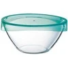 Salaterka su dangteliu Keep'n'Bowl Lagoon 23 cm turkusowa LUMINARC