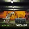 Muzikinis centras Muse | Ghetto Blasters | M-380 GB | AUX in | Bluetooth | Cassette deck | CD grotuvas | Juodas
