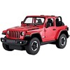 Rastar Nuotoliniu būdu valdomas raudonas Jeep Wrangler Rubicon 1:14 modelis