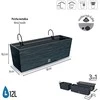 „Prosperplast“ pakabinamas gėlių vazonas balkonui DFC600W Antra