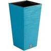 Prosperplast Vazonas FURU SQUARE LOW su įdėklu 11,4/5 L 200x200x380 mm melsva sp. Prosperplas
