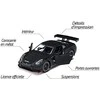 „Majorette Juodas Edition“ rinkinys 5 juodo metalo automobiliai