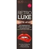 Rinkinys „Makeup Revolution“: „Retro Luxe“ lūpų pieštukas „Regal“, 1 g + „Retro Luxe“ matiniai skysti lūpų dažai „Regal“, 5,5 ml