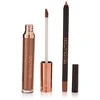 Set Makeup Revolution: Retro Luxe Metallic Liquid Lipstick Sovereign 5.5 ml + Retro Luxe Lip Liner Sovereign, 1 g