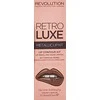 Set Makeup Revolution: Retro Luxe Metallic Liquid Lipstick Sovereign 5.5 ml + Retro Luxe Lip Liner Sovereign, 1 g