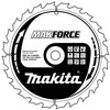 Makita T.C.T. pjūklas MAKFORCE 190X2X30mm 20° T12 B-08224 T.C.T • 190 x30 mm • T12 • 20° • Medienai