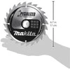 Makita T.C.T. pjovimo diskas B-32910 T.C.T • 165 x20 mm • T24 • 20° • Medienai
