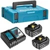 Makita Akumuliatorių ir kroviklio komplektas LXT® 197624-2 18V • BL1850B x2 • DC18RC • LXT®