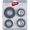 Makita Vielinių šepečių komplektas (4vnt.) gręžtuvams D-65729