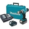 MAKITA smūginis suktuvas gręžtuvas DHP453SFE, 18V 2x3.0Ah 42/27Nm