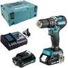 MAKITA akumuliatorinis smūginis suktuvas gręžtuvas DHP487RAJ 18V 40/25Nm 2x2,0Ah