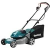Makita akumuliatorinė vejapjovė DLM460Z 2x18 V, 46 cm, 3 viename (pjovimas / surinkimas / mulčiavimas), plieno korpusas, be akumuliatoriaus ir kroviklio