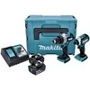 Makita DLX2432TJ Akumuliatorinių įrankių komplektas LXT 2x5,0Ah, BL-M (DDF486, DTD153)