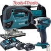 Makita DSS610RTJ Akumuliatorinis diskinis pjūklas, 18 V, 2x 5,0 Ah Li-ion, 57 mm, ø165x20mm 24T, 3,5kg, MAKPACK