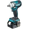 Makita DTW300RTJ Akumuliatorinis smūginis veržliasukis 18V, 2x5,0Ah Li-ion, 330 Nm, 1/2", LED, MAKPACK
