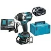 Makita DTW700RTJ Akumuliatorinis smūginis veržliasukis 18V, 2x5,0Ah Li-ion, 700/1000 Nm, 1/2", LED, MAKPACK