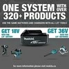 Grandininis pjūklas Makita DUC355Z 2x18V be akumuliatoriaus ir kroviklio