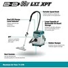 Makita DVC156LZX1 Akumuliatorinis dulkių siurblys 2x18 V Li-ion; Be akumuliatorių ir kroviklio! RAMIOJE!